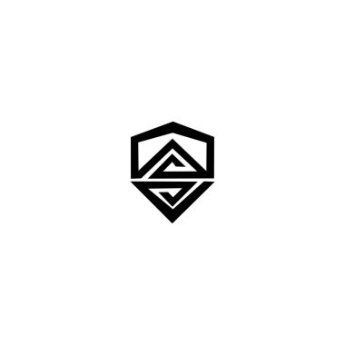 S SS logo tasarım şablonu elementleri