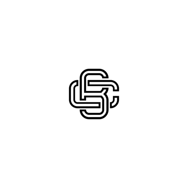 Buchstaben Logo Design Inspiration — Stockvektor