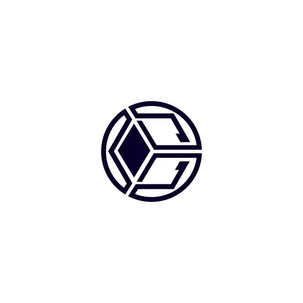 Logotipo Icono Elementos Plantilla Diseño — Vector de stock