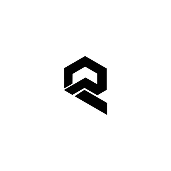 Rロゴデザインテンプレート要素 — ストックベクタ
