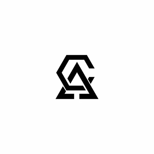 Letter Design Iniziale Del Logo — Vettoriale Stock