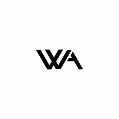 WA W A Harf İlk Logo Tasarımı