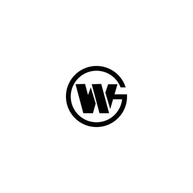 GW WG Harf Logo Tasarım Vektörü