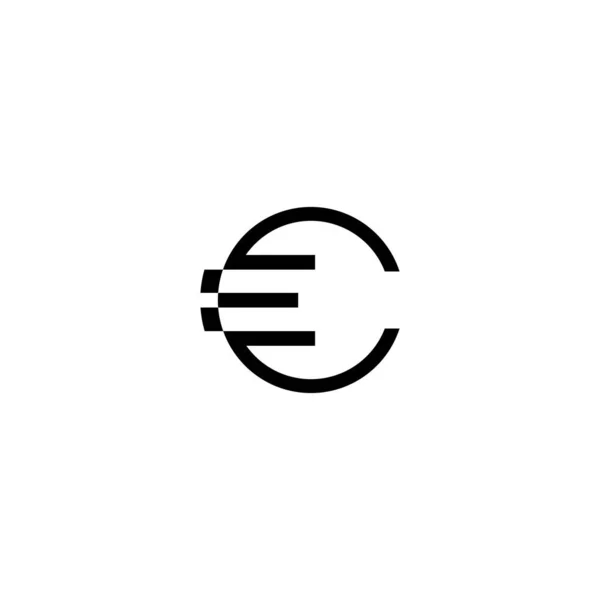 Brief Logo Design Unternehmen — Stockvektor