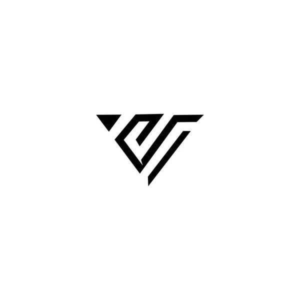 Litera Logo Design Wektor — Wektor stockowy