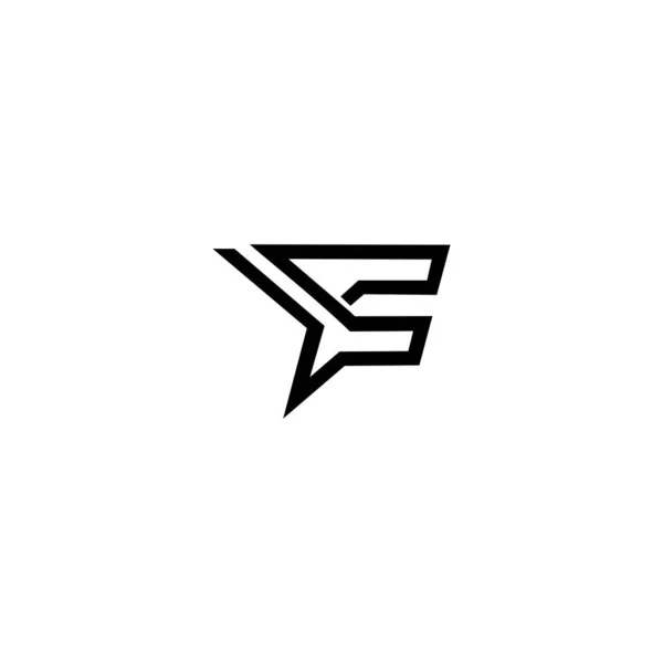 Buchstabe Logo Design Vektor — Stockvektor