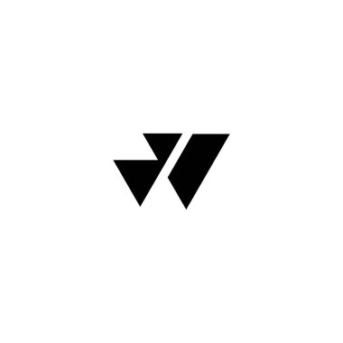JW WJ LETTER Logo DESIGN VECTOR TEMPLATE