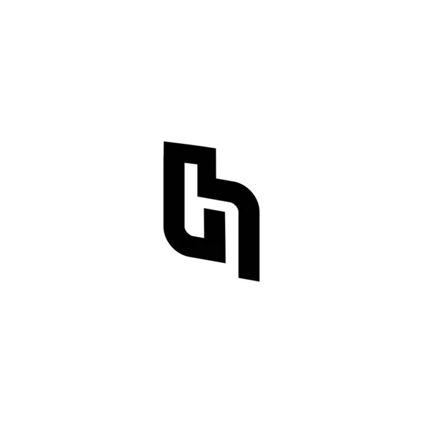 Vetor Design Logotipo Letra — Vetor de Stock
