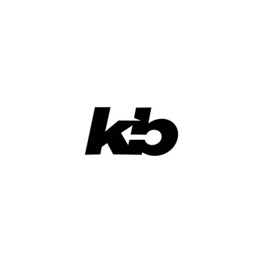 KB K B Harf Logosu Tasarımı