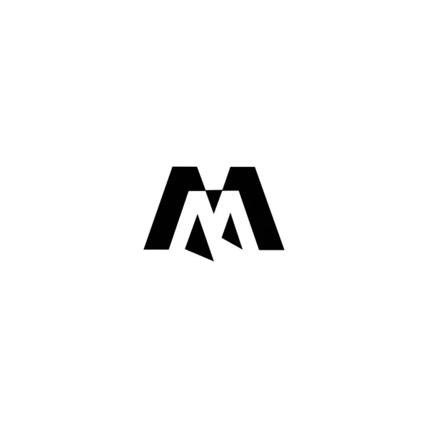 M字母标志设计矢量模板 — 图库矢量图片