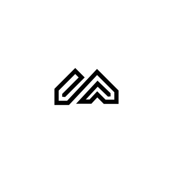 Brev Logotyp Design Vector Mall — Stock vektor