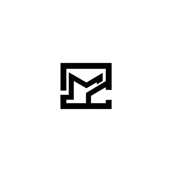 Brief Logo Design Vektorvorlage — Stockvektor