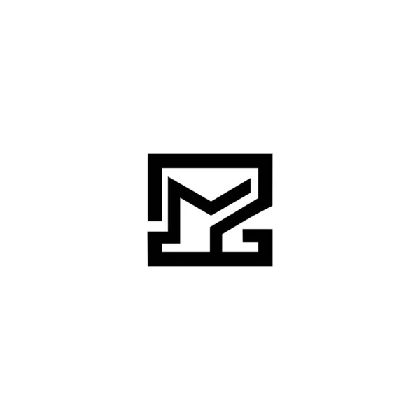 Γράμμα Λογότυπο Σχεδιασμό Διανυσματικό Πρότυπο — Διανυσματικό Αρχείο