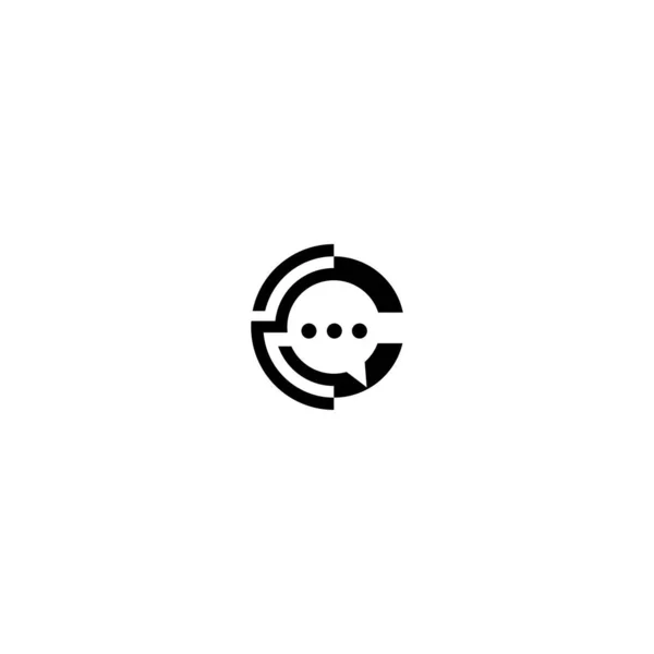 Lettera Logo Design Modello Vettoriale — Vettoriale Stock