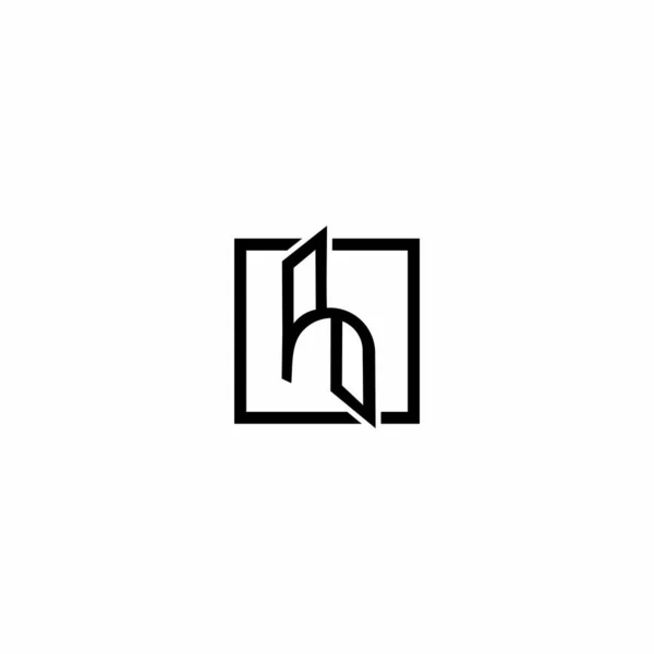 H字母标志设计模板 — 图库矢量图片