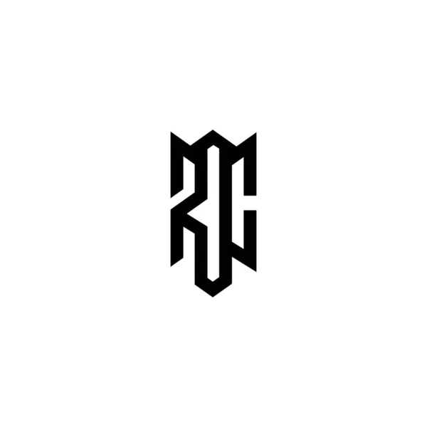 Lettera Logo Modello Design — Vettoriale Stock