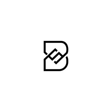 SB BS Harf Logo Tasarımı Şablonu