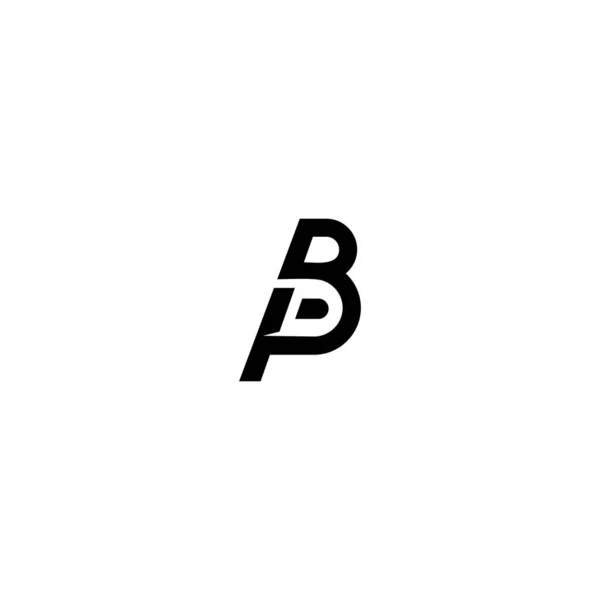 Brieven Logo Design Vector — Stockvector