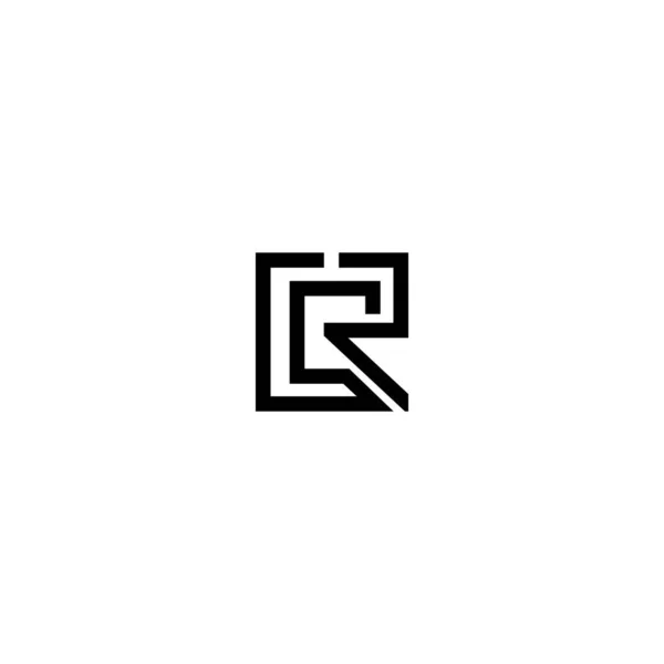 Carta Logo Design Template — Vetor de Stock