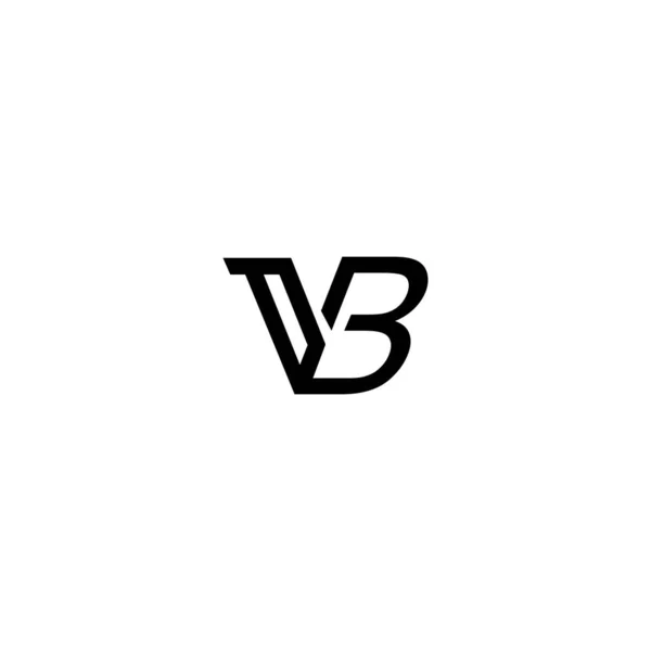Buchstabe Logo Design Vektorvorlage — Stockvektor