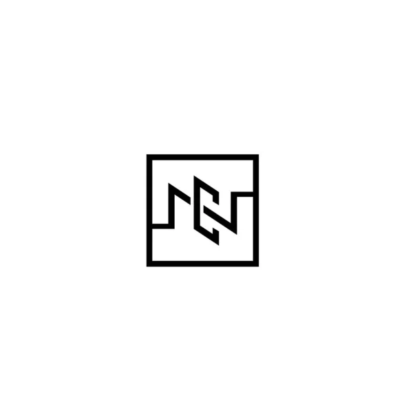 Літерний Вектор Дизайну Логотипу Шаблон — стоковий вектор