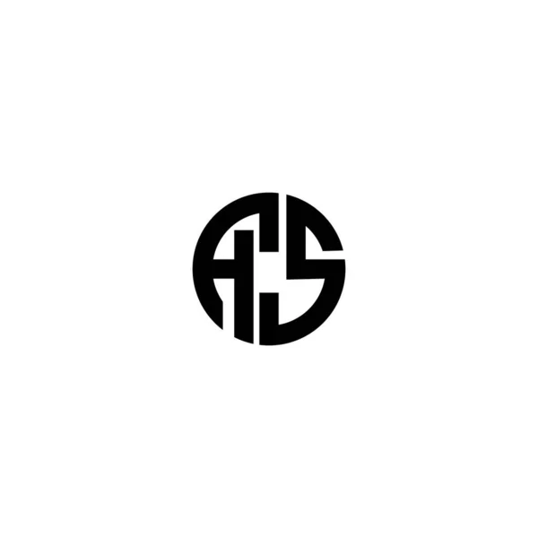 Ahs Letter Logo Design Creative — Stockový vektor