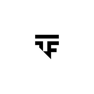 TF FT logo tasarım şablon elementleri