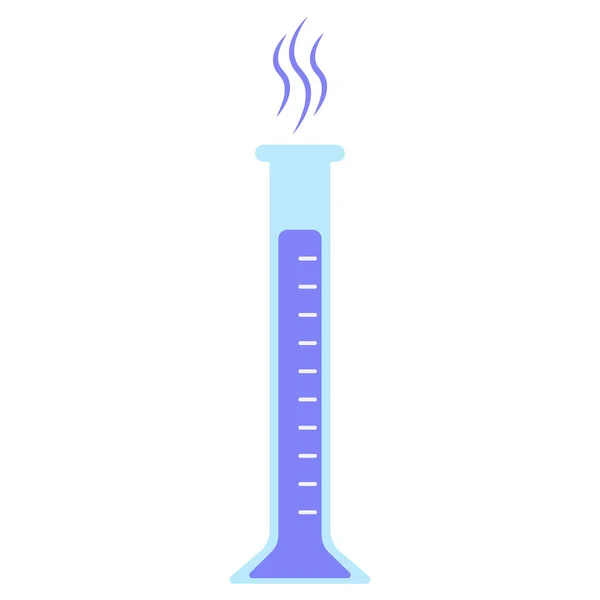 Ícone Frasco Laboratório Ilustração Vetorial — Vetor de Stock