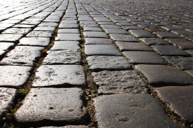 parke taşı, taş döşeme doku şehir