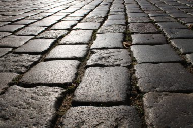 parke taşı, taş döşeme doku şehir