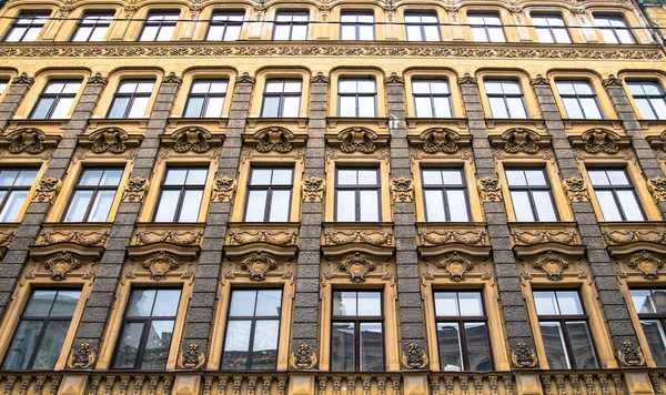 Abstrakter Geometrischer Hintergrund Städtische Gebäude Und Fassaden — Stockfoto