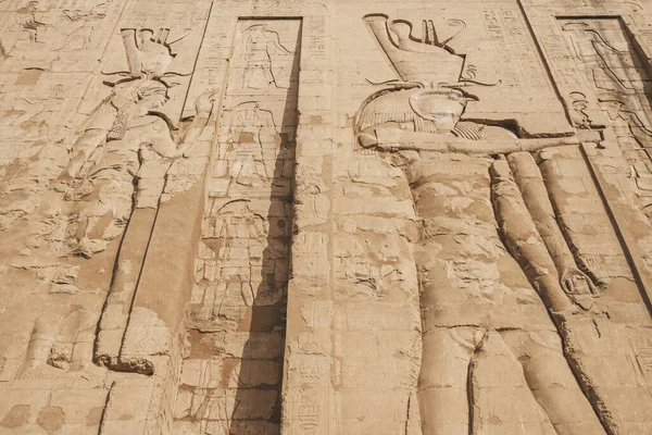 Ruins Ancient Temple Horus Edfu Egypt — Stock Photo, Image
