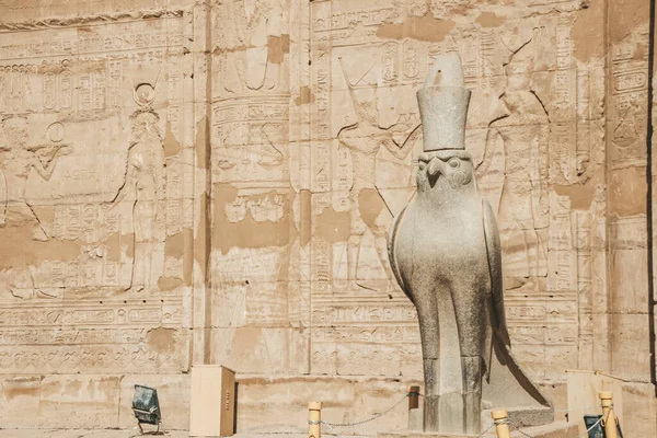 Las Ruinas Del Antiguo Templo Horus Edfu Egipto —  Fotos de Stock