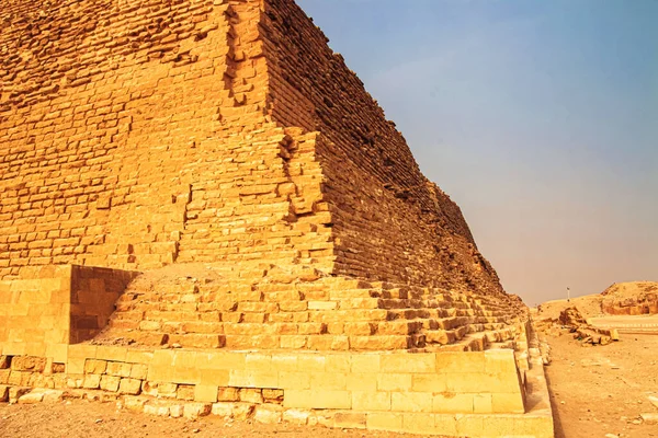 Djoser Pyramid First Pyramid Erected Sahara Desert Egypt Step Pyramid — Stock Photo, Image