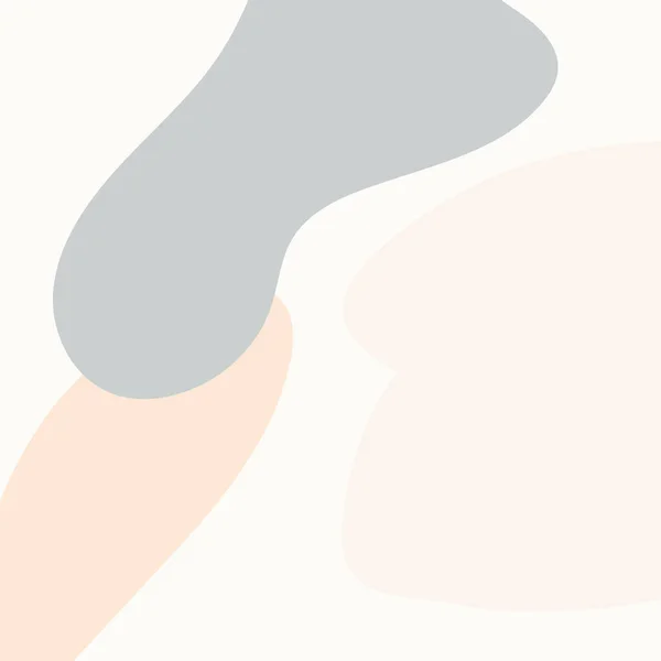 Sessiz renklerde yuvarlak minimalist şekillere sahip soyut bir arkaplan resmi.