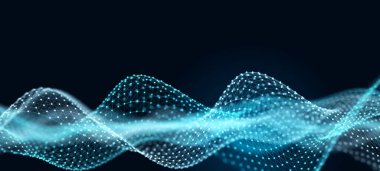 Bilgi alışverişi. Noktalar ve doğrular birbirine bağlı üç boyutlu ağ. Soyut teknoloji geçmişi. Üç Boyut .