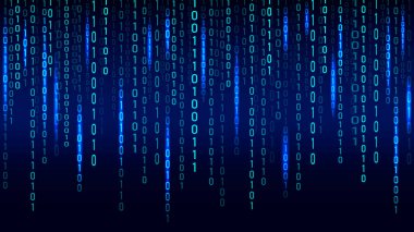 Arkaplan matrisinin yukarıdan düşen kodu. Vektör parçacık deseni.