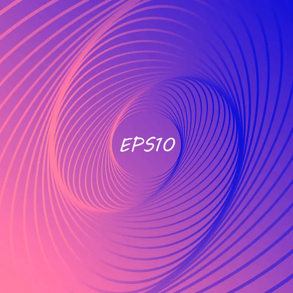 Tasarım için soyut müzik dalgası öğesi. Yumuşak hareket dinamiğinin vektör illüstrasyonu.