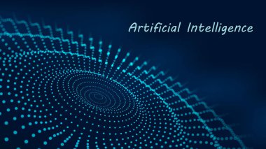 Sanal gerçekliğin analizi. Veri birikimi. Vektör illüstrasyonu.