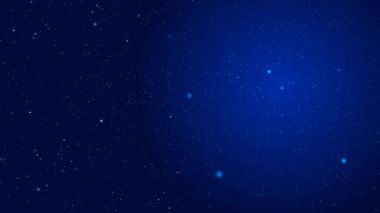 Hareket eden toz parçacıklarının soyut arkaplanı. Parıltılı olay ışığı. Rastgele parlıyor ve renk parlıyor. Üç Boyut .