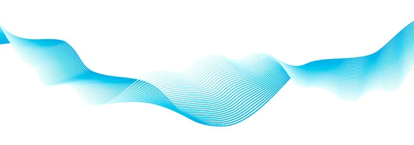 Abstract Muziek Wave Element Voor Design Vector Illustratie Van Soepele — Stockvector