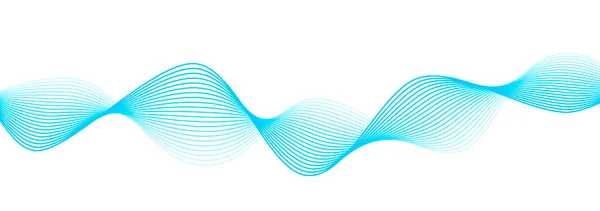 抽象的音乐波动元素用于设计 光滑运动动力学的矢量图解 — 图库矢量图片