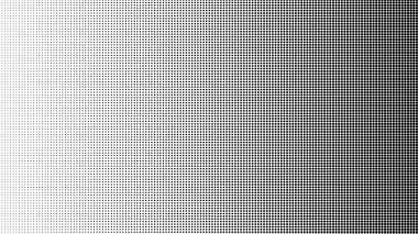 Beyaz arkaplanda yarım ton nokta dokusu. Web afişleri, duvar kağıtları, kartpostallar için tasarım öğesi. Vektör illüstrasyonu.
