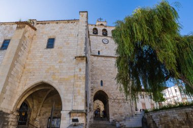 İspanya, Cantabria 'daki Santander Katedrali Manzarası 