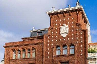 İspanyadaki Leon şehrindeki inşaat manzarası 