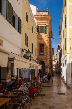 Menorca, İspanya, 20 Temmuz 2018. Ciudadela, Ciutadella, Menorca, Balear Adaları, İspanya. 