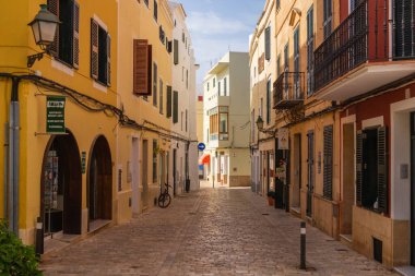 Menorca, İspanya, 20 Temmuz 2018. Ciudadela, Ciutadella, Menorca, Balear Adaları, İspanya. 