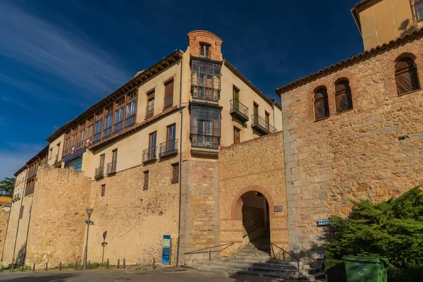 Segovia, Španělsko, 20. října2021. Pohled na město Segovia ve Španělsku — Stock fotografie