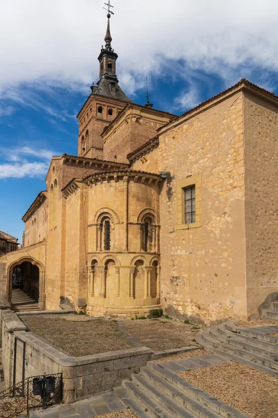 Igreja de San Martin na cidade de Segóvia, na Espanha — Fotografia de Stock