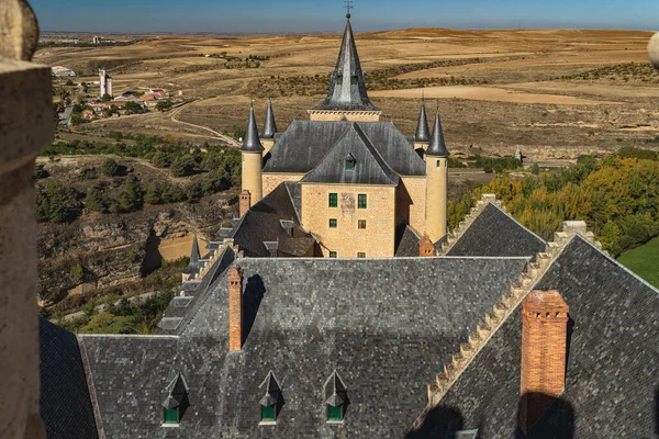 View of the Alcazar of Segovia in Spain — Stock Photo, Image